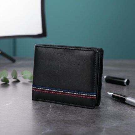 Genuine Leather Men’s Wallet | Premium Bi-Fold Leather Wallet with Multiple Card Slots